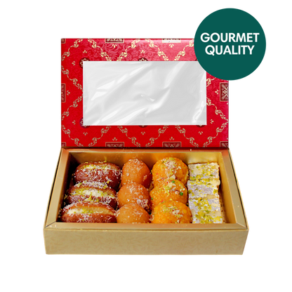 Handgemacht &amp; Frisch - 500g Sweet Diwali Geschenkbox 3 (Premium Zutaten)