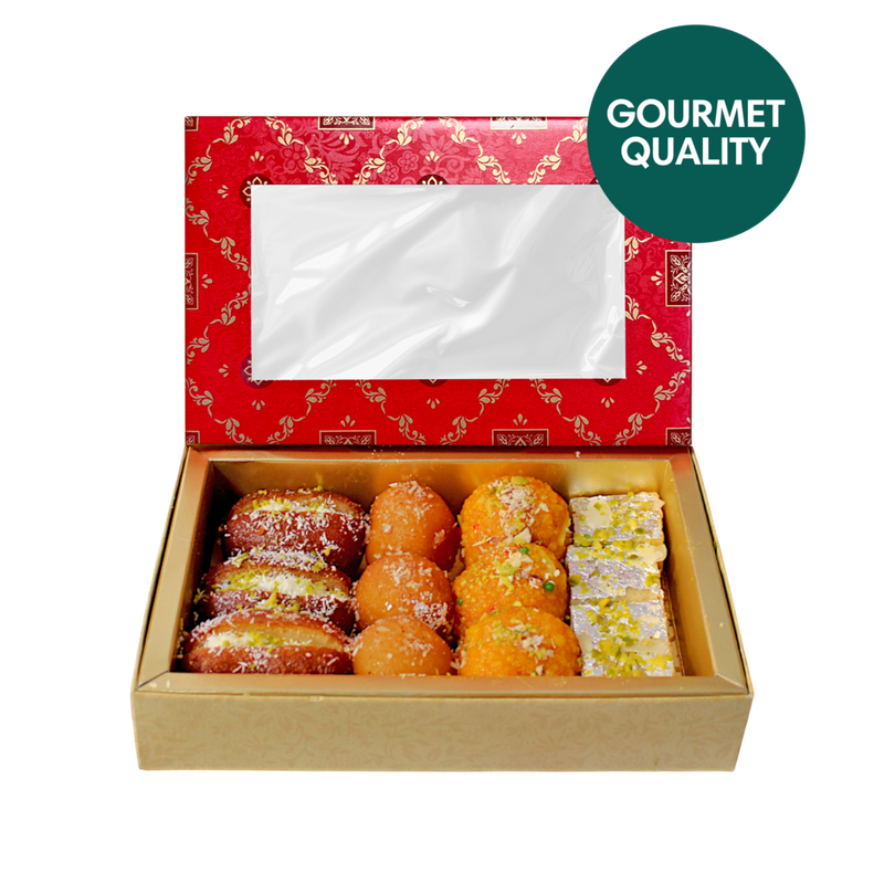Handgemacht & Frisch - 500g Sweet Diwali Geschenkbox 3 (Premium Zutaten)