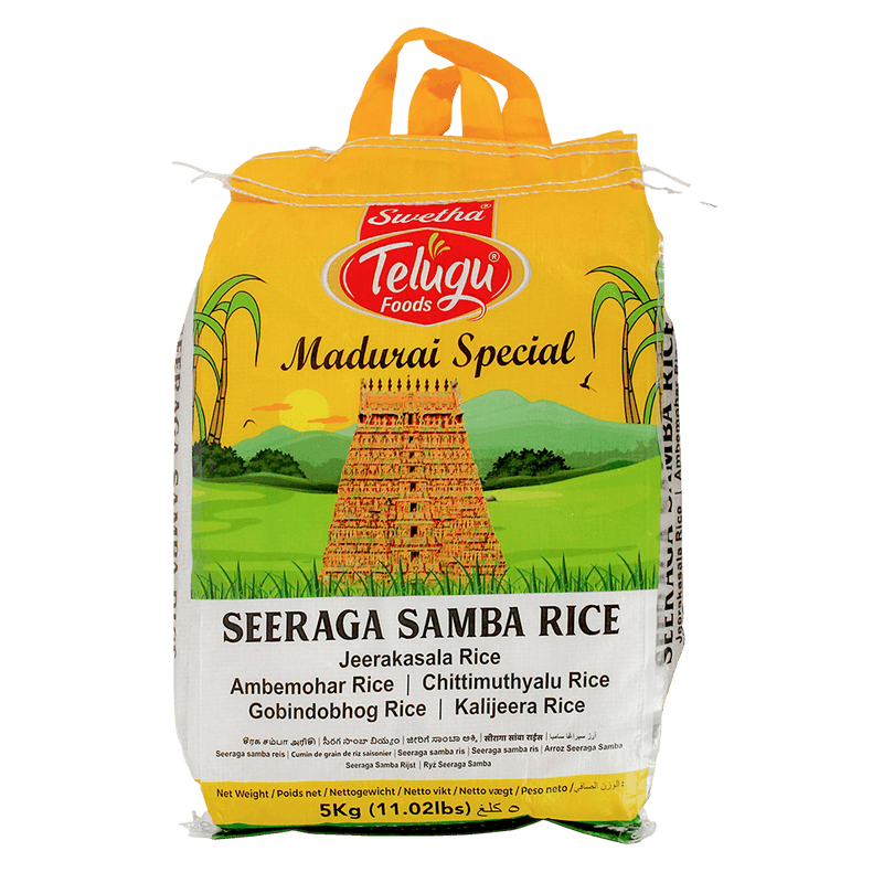Swetha Telugu Foods - 5kg Seeraga Samba Rice