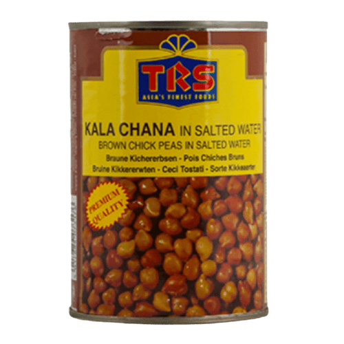 TRS - 400g Gekochte Kichererbsen (Kala Chana)