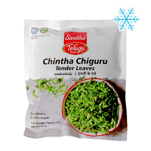 Telugu - 100g (Gefroren) Chintha Chiguru (Tamarindenblätter)