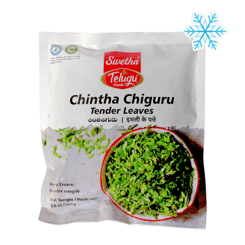 Telugu - (Best Before 17/05/2026) 100g (Frozen) Chintha Chiguru (Imli Leaves)
