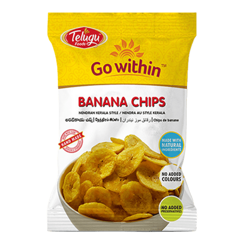 Telugu - (Best Before 31/08/26) 110g Banana Chips