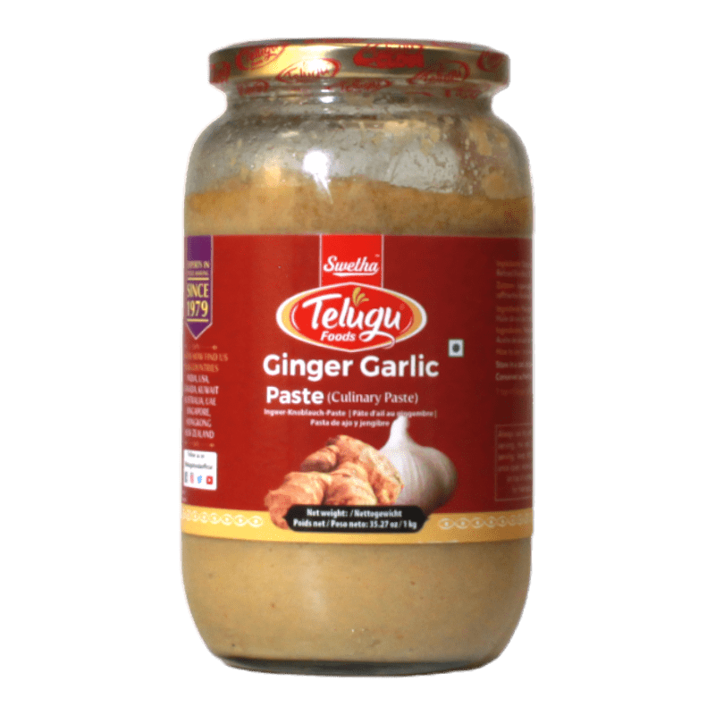Telugu - (Best Before 25/09/2025) 1kg Ginger Garlic Paste