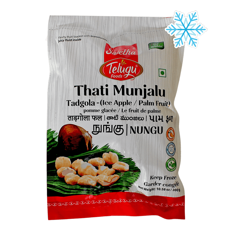Telugu - 300g (Gefroren) Thati Munjalu Tadgola (See Apfel / Palmfrucht)