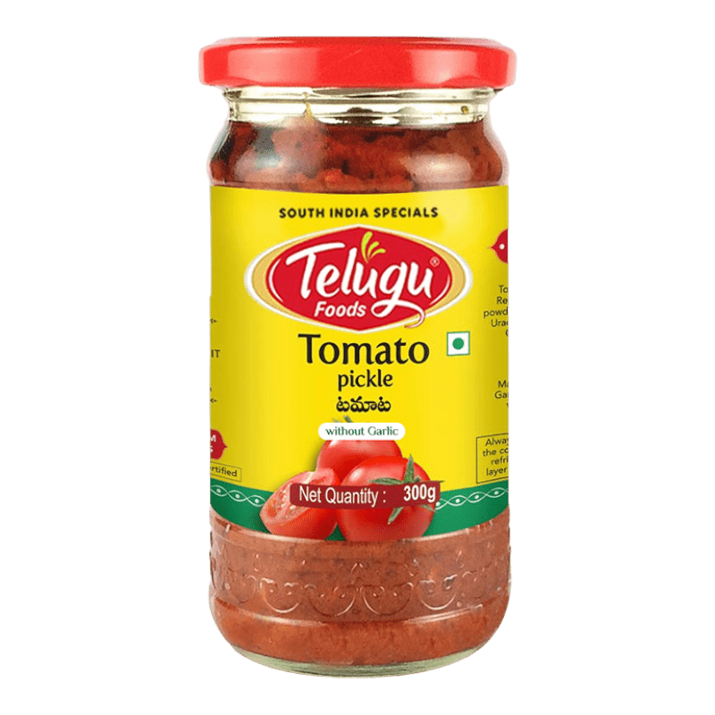 Telugu - 300g Tomato Pickle without Garlic