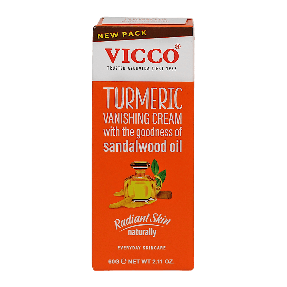 Vicco - 60g Turmeric Vanishing Cream mit Sandelholzöl