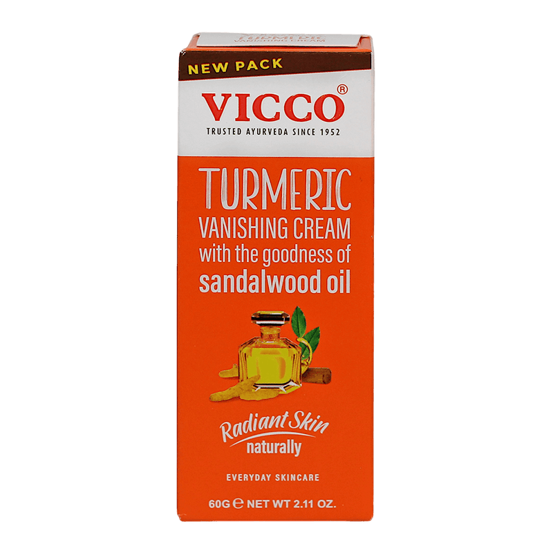 Vicco - 60g Turmeric Vanishing Cream mit Sandelholzöl