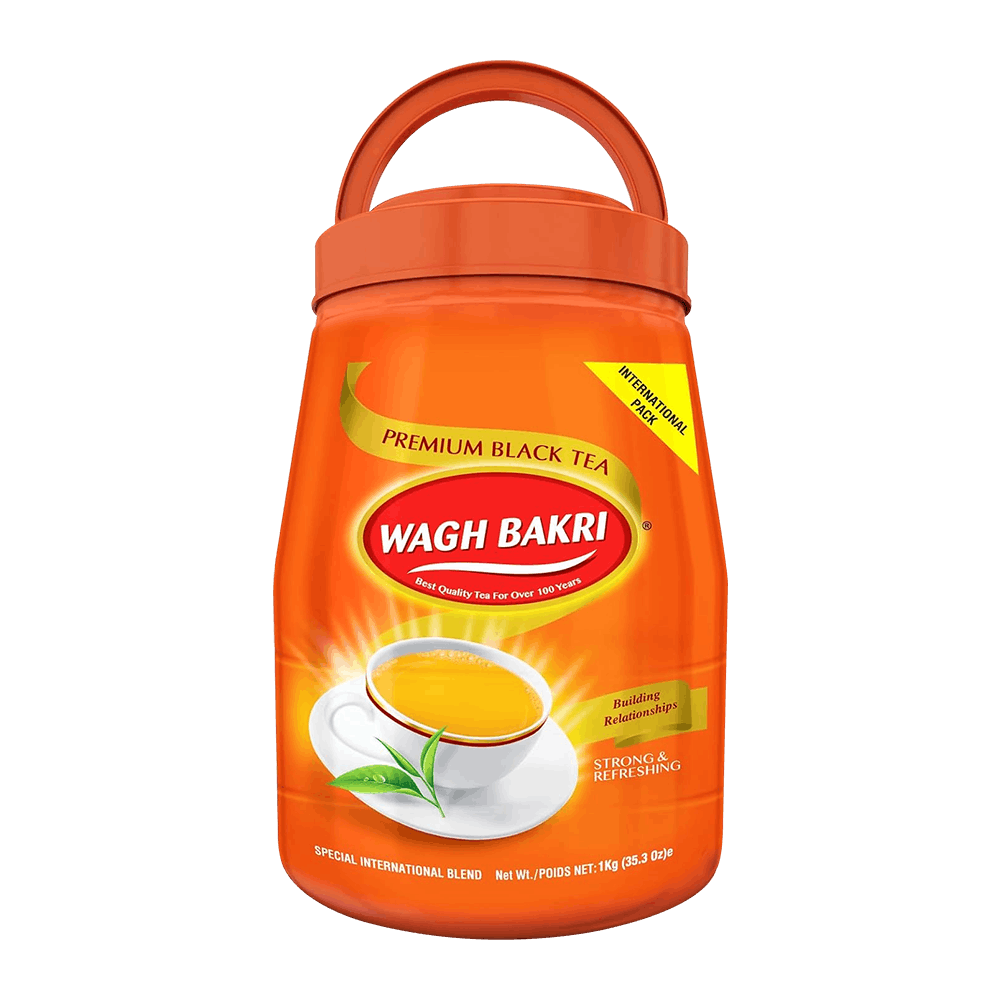 Wagh Bakri - 1kg Premium Tea (Jar)