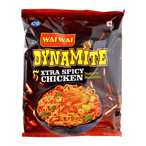 Wai Wai - 100g Dynamite Extra Spicy Noodles (Chicken Geschmack)