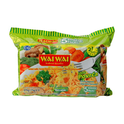 Wai Wai - 375g Instant Noodles (Ukus Povrca)