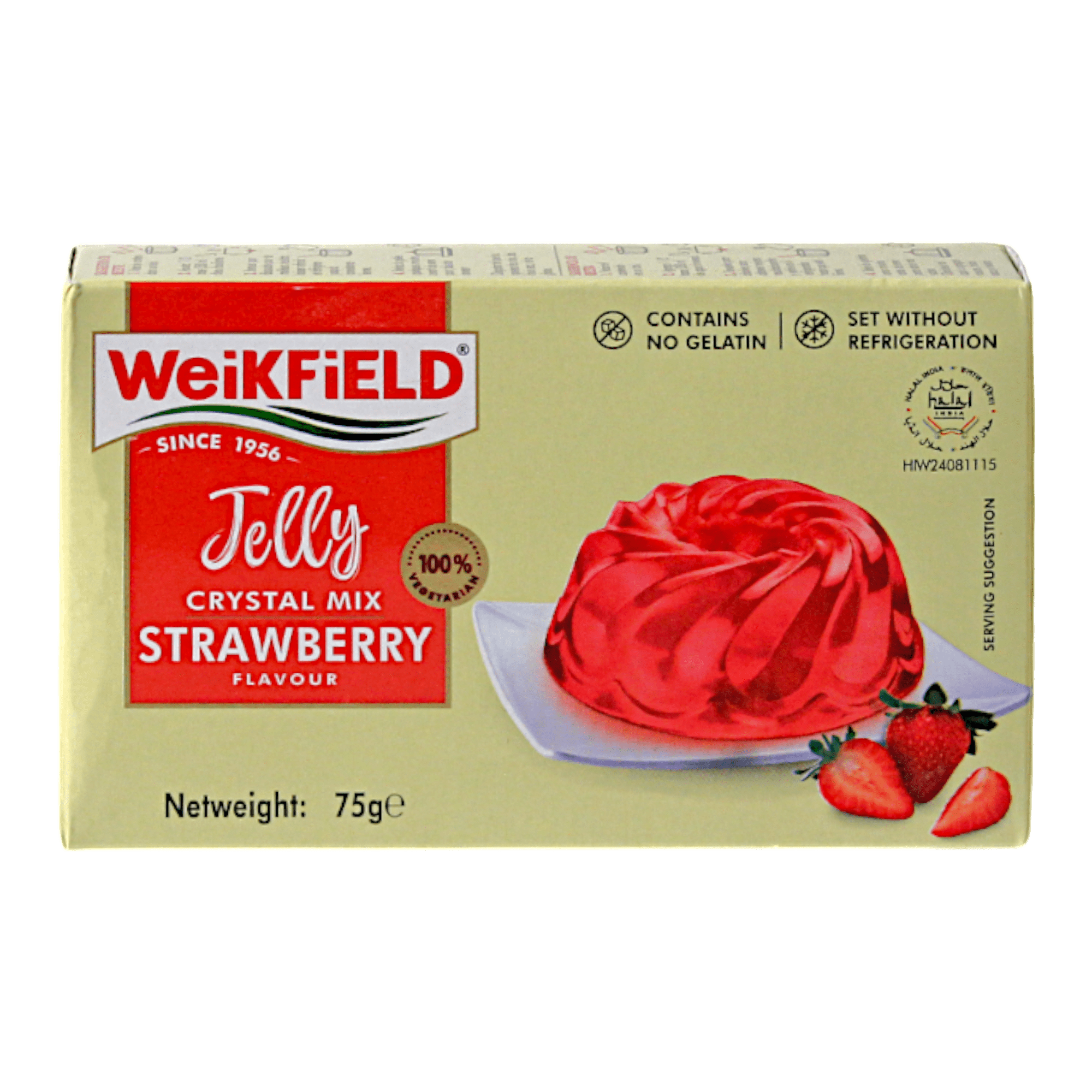 WeikField - (Best Before 28/02/2026) 75g Jelly Crystal (Strawberry Flavour)