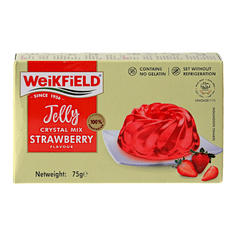 WeikField - (Best Before 28/02/2026) 75g Jelly Crystal (Strawberry Flavour)