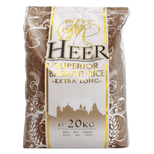Heer - 20kg Superior Basmati Rice Extra Long